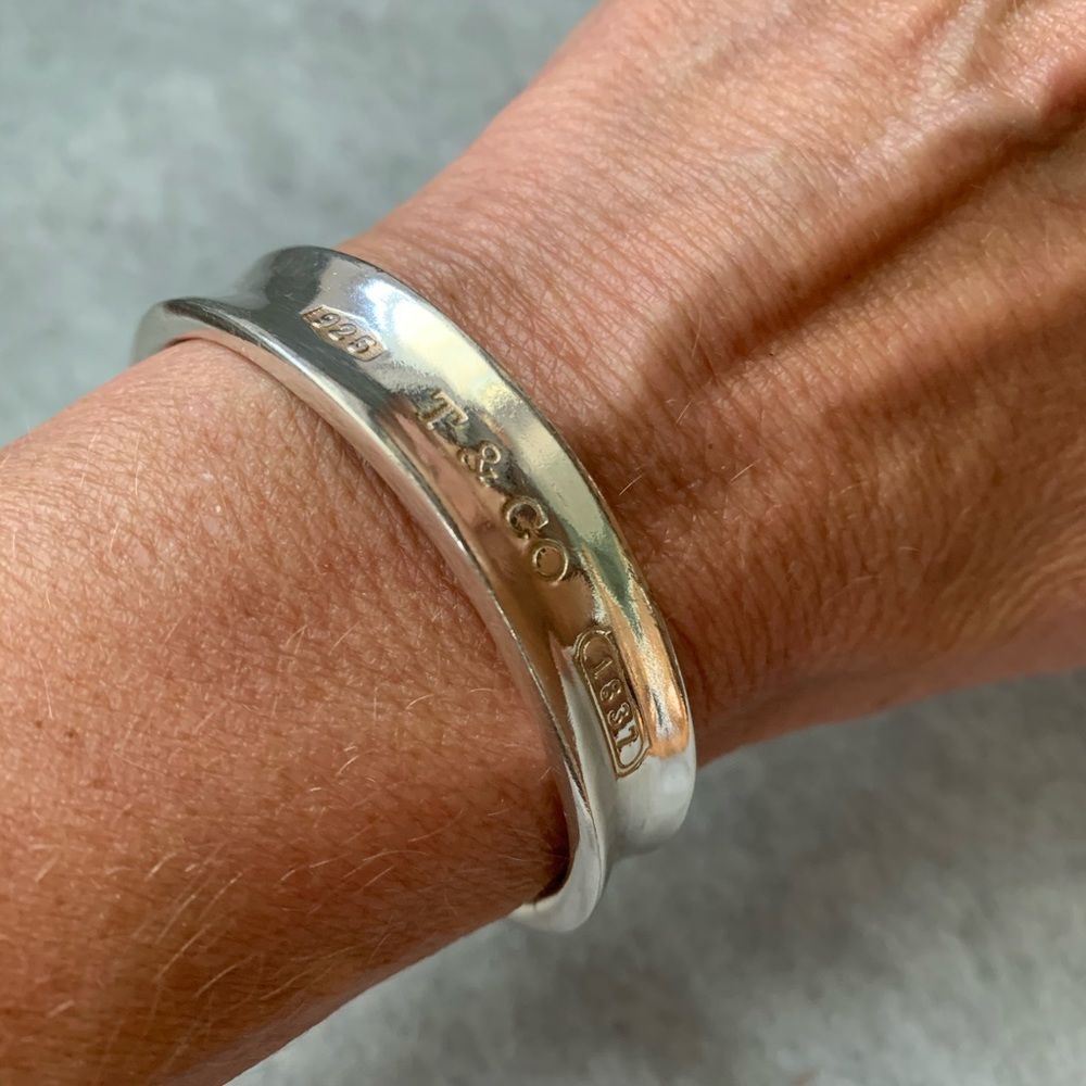 Tiffany & Co. Solid Sterling Silver 1837 Cuff